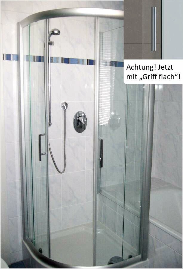 Schulte Kristall/Trend U-Kabine Runddusche II Inklusive Seitenwand – Bild 5