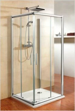 Schulte Kristall/Trend U-Kabine Eckeinstieg II Inklusive Seitenwand