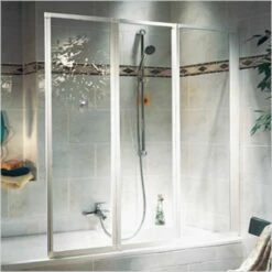 Duschmeister 301 Badewannenaufsatz 3-teilig