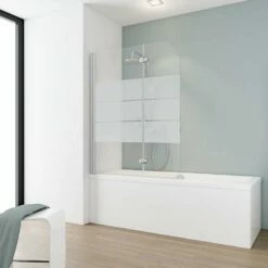 Schulte Sunny Badewannenaufsatz 2-teilig Mit Dekor