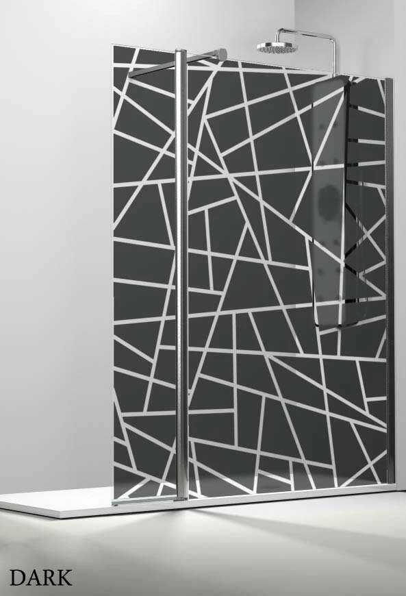 Profiltek Dekordusche Duschwand 6 Mm Rayas Serie Arcoiris Plus – Bild 2