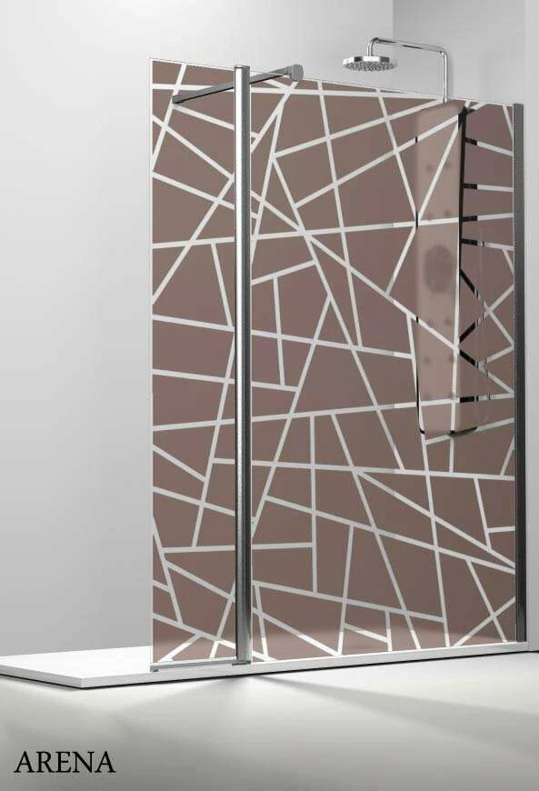 Profiltek Dekordusche Duschwand 6 Mm Rayas Serie Arcoiris Plus – Bild 3