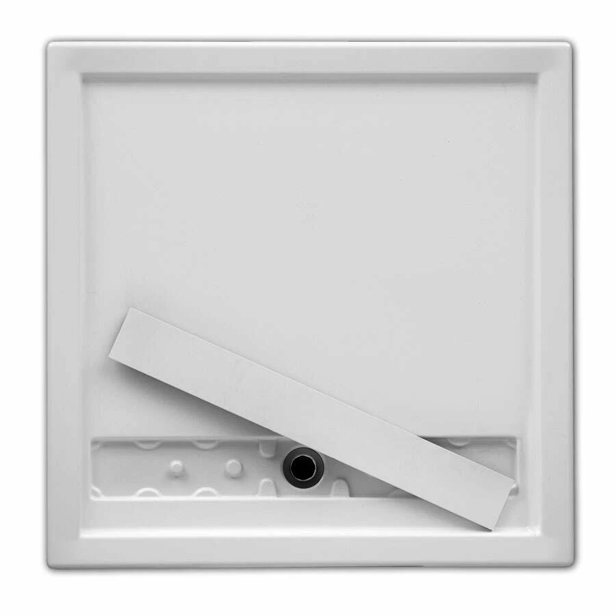 Ottofond Duschwanne Fashion Quadrat Mit Rinne Und Träger – Bild 2