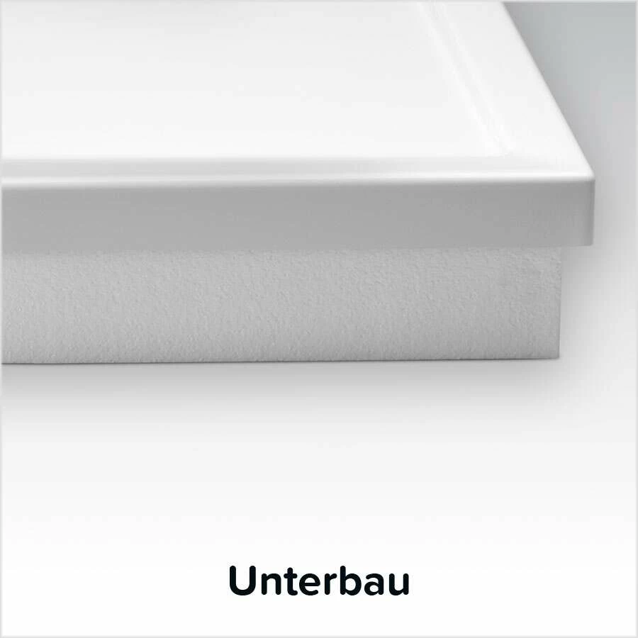 Ottofond Duschwanne Fashion Quadrat Mit Rinne Und Träger – Bild 3