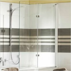 Hüppe 501 Design Pure Badewannenfaltwand 2-teilig Rechts