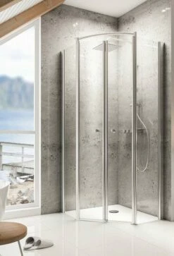 Schulte Garant Fünfeckdusche 4-teilig