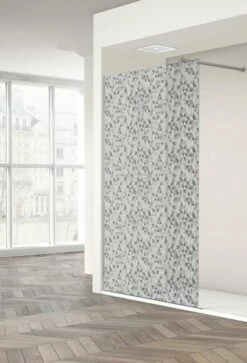 Profiltek Dekordusche FIXED ONE OT Duschwand 8mm Mosaik