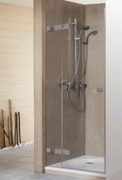 Breuer Dusche First Glass Drehtür An Festteil In Nische