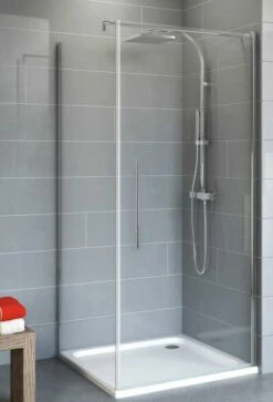 Schulte Alexa Style 2.0 Komplett-Set 90 Drehtür Mit Seitenwand Und Duschtasse