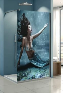 Profiltek Dekordusche FIXED ONE OT Duschwand 8 Mm Motiv Meerjungfrau