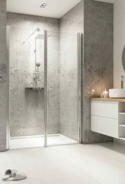 Schulte Garant Drehtür Mit Nebenteil In Nische