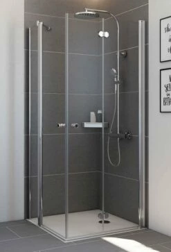 Breuer ELANA KOMFORT Eckeinstieg Drehfalttür Und Drehtür Mit Festteil