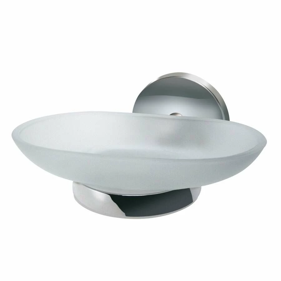 Fackelmann Vision Ablageschale Glas, Chrom Glänzend