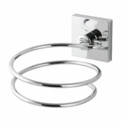 Fackelmann Mare Haartrockner-Halter Chrom Glänzend