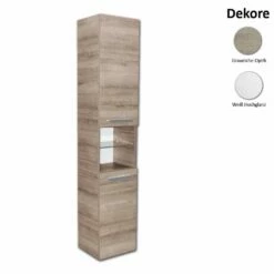 Fackelmann Badschrank Hochschrank A-Vero 35 Cm 2T2F