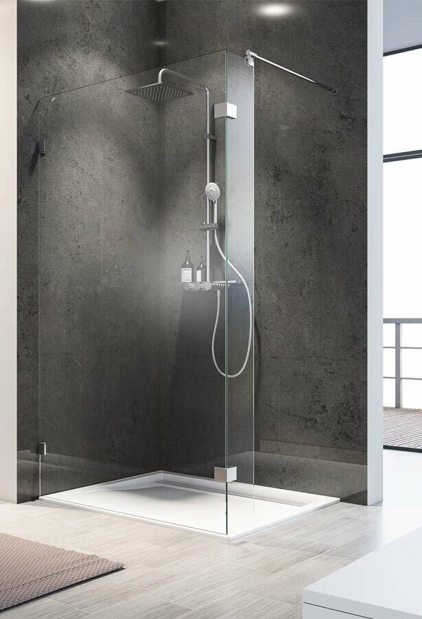 Schulte Davita Duschwand Walk In Mit Festem Nebenteil 8 Mm