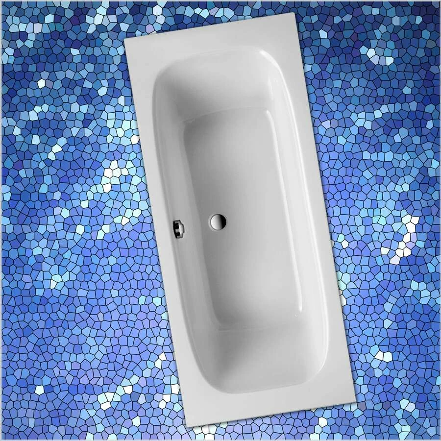 Duschmeister Rechteckbadewanne Wien 180 X 80 – Bild 2