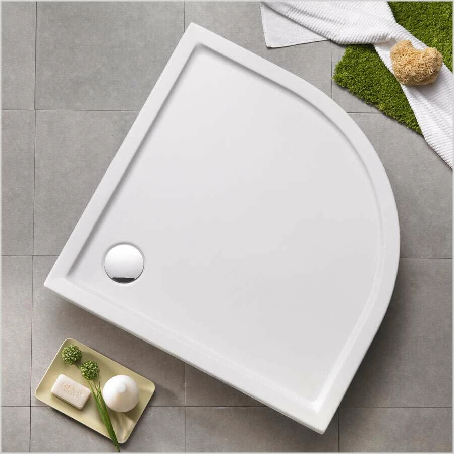 Duschmeister Duschwanne Boston Rund, Radius 550 Acryl