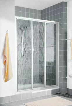 Kermi Nova 2000 Gleittür 3-tlg F. Nische Oder F. SW Kurz Express