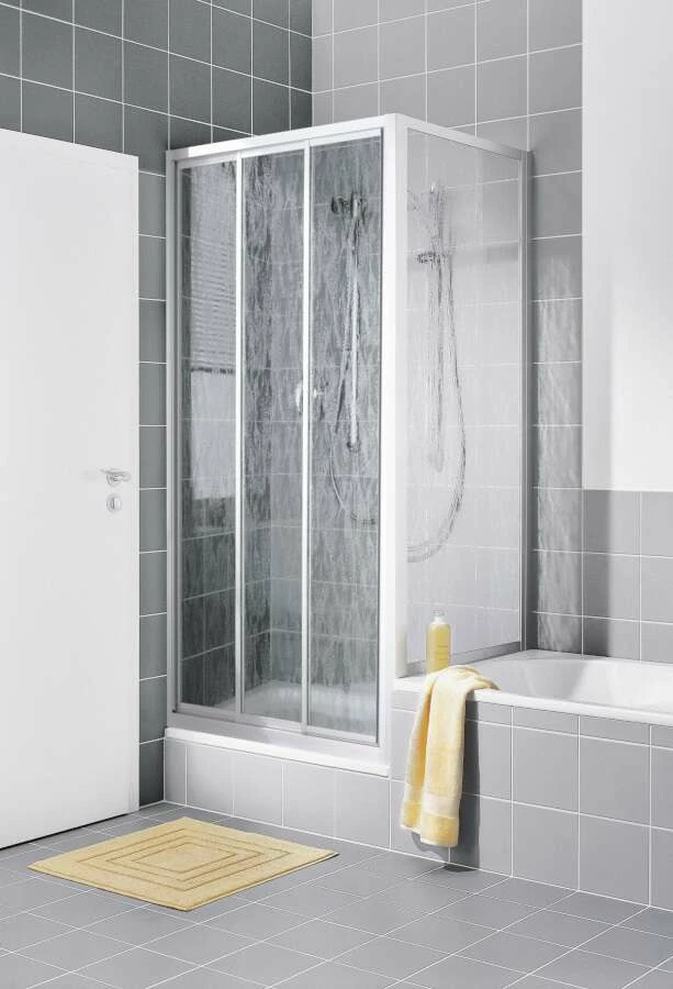 Kermi Nova 2000 Gleittür 3-tlg F. Nische Oder F. SW Kurz Express – Bild 2