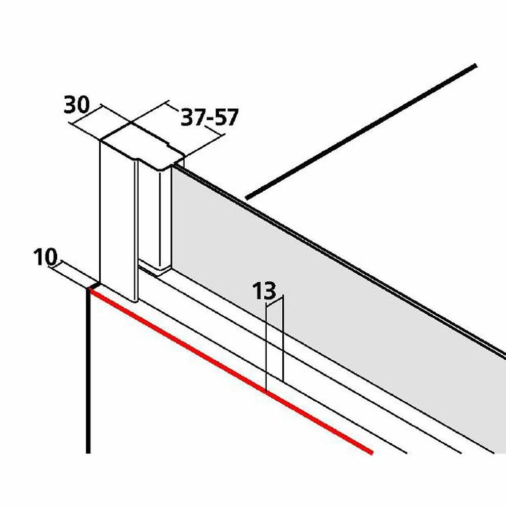 Kermi Ibiza 2000 Eckeinstieg 2-tlg Gleittür Express – Bild 4