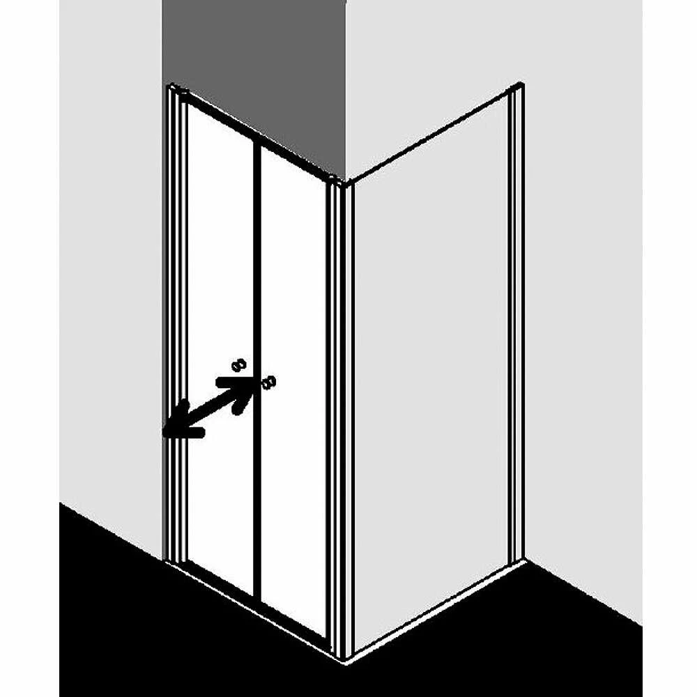 Kermi Ibiza 2000 Pendeltür Für Seitenwand Express – Bild 3