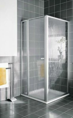 Kermi Nova 2000 Drehtür An Festteil F. Nische Oder F. SW Kurz