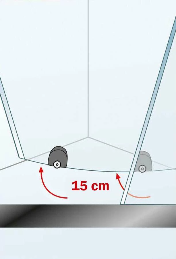 Schulte Kristall/Trend Runddusche II Express Plus – Bild 3