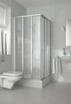 Kermi Nova 2000 U-Kabine Eckeinstieg Gleittüren 3-tlg