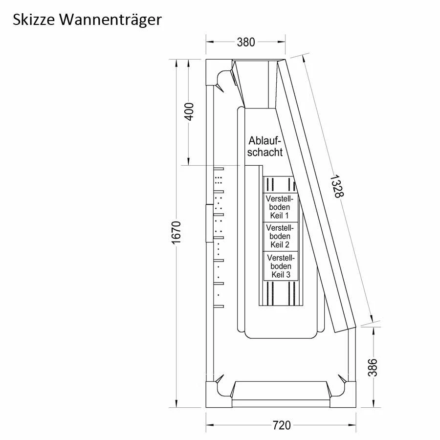 Ottofond Raumsparbadewanne Koala Vario B 170 X 75 Pergamon – Bild 3