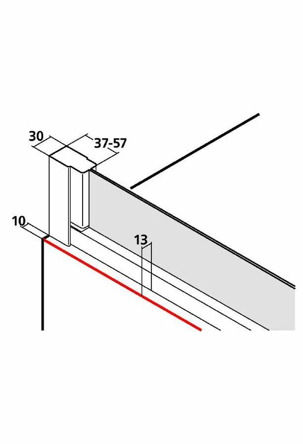 Kermi Ibiza 2000 Falttür Für Seitenwand – Bild 4