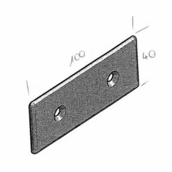 Breuer Gerade Lasche - Keine Abdeckung Für Schraube
