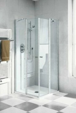 Kermi Ibiza 2000 Eckeinstieg Mit Pendeltüren An Festfeldern 1850 Mm