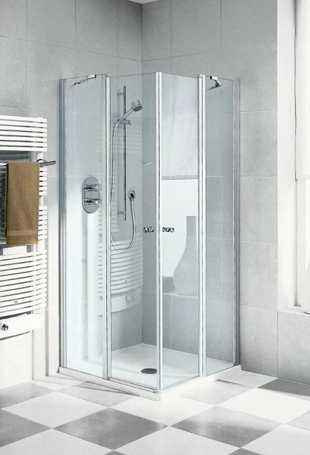 Kermi Ibiza 2000 Eckeinstieg Mit Pendeltüren An Festfeldern 1850 Mm