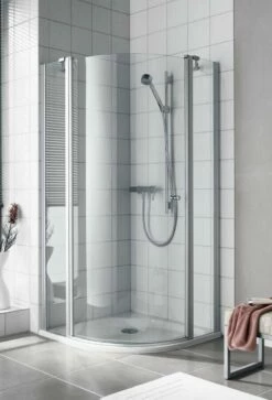 Kermi Ibiza 2000 Runddusche Mit Drehtür Asymmetrisch