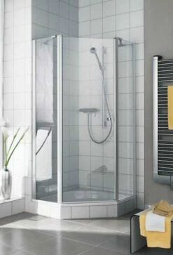 Kermi Ibiza 2000 Fünfeckdusche Mit Drehtür