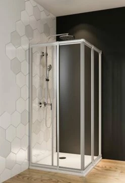 Breuer Duschkabine Fara Eckeinstieg 4-teilig 1750