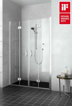 Kermi Liga Drehfalttür 4-tlg Für Seitenwand