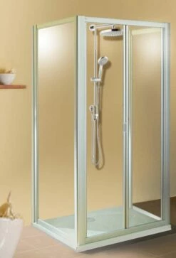 Breuer FARA 4 (Eleganca) U-Kabine Falttür Mit 2 Seitenwänden