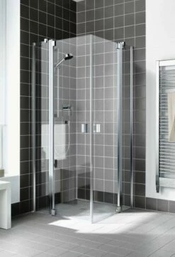 Kermi Raya Eckeinstieg Pendeltüren 1-flg An Festteil