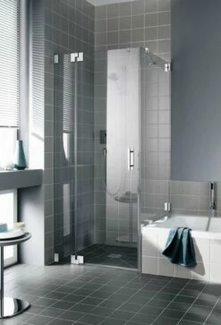 Kermi Filia U-Kabine An Badewanne Mit Pendeltür 1-flg