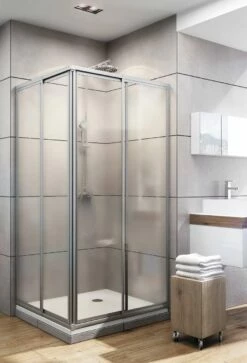 Schulte Sunny Eckeinstieg Variabel Kunstglas 1750 Mm