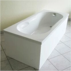 Duschmeister Rechteckbadewanne Dublin Mit Wannenträger