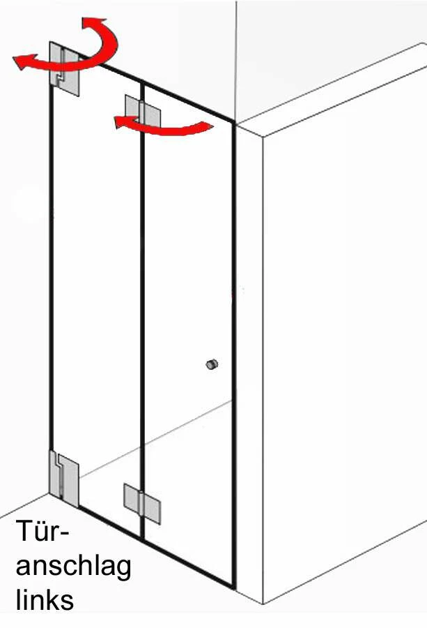 Schulte Davita Drehfalttür In Nische 8 Mm – Bild 3