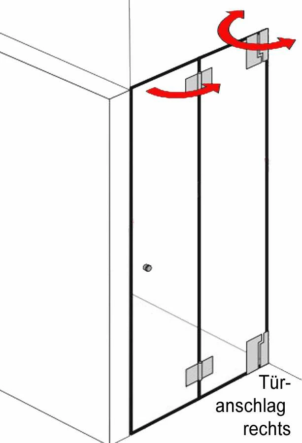 Schulte Davita Drehfalttür In Nische 8 Mm – Bild 5