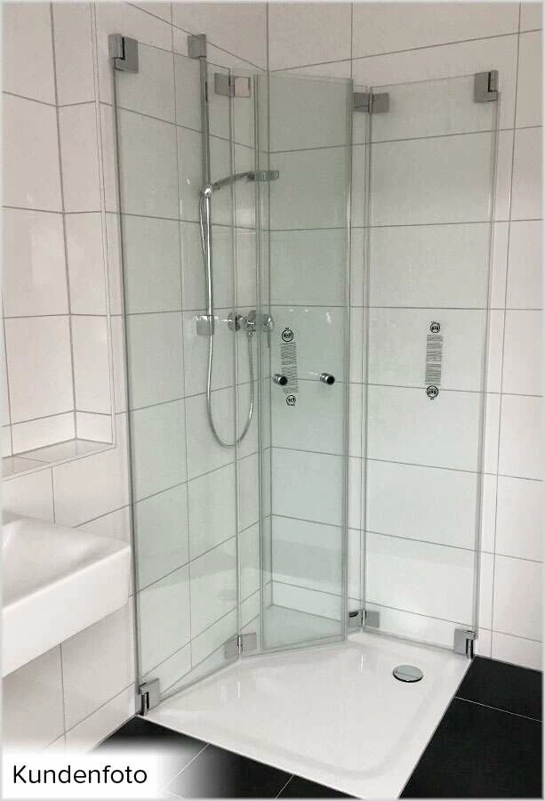 Schulte Davita Drehfalttür Eckeinstieg 8 Mm – Bild 5