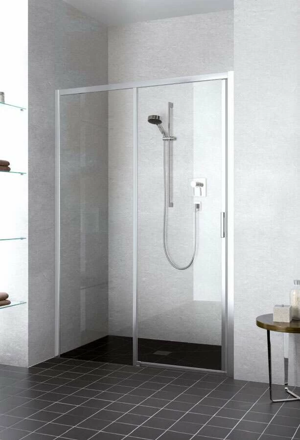 Kermi Liga Gleittür 2-tlg Für Nische Oder Seitenwand Kurz