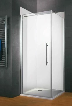 Schulte Alexa Style 2.0 Komplett-Set 80 Inkl. Tür, Seitenwand, Duschrückwände, Profile