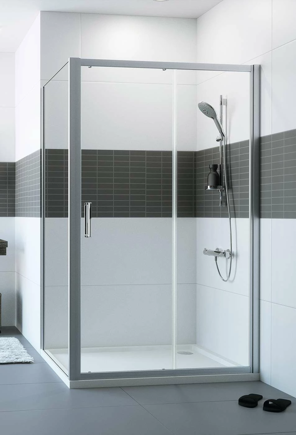 Hüppe Classics 2 Gleittür 1-teilig Für Seitenwand 1900