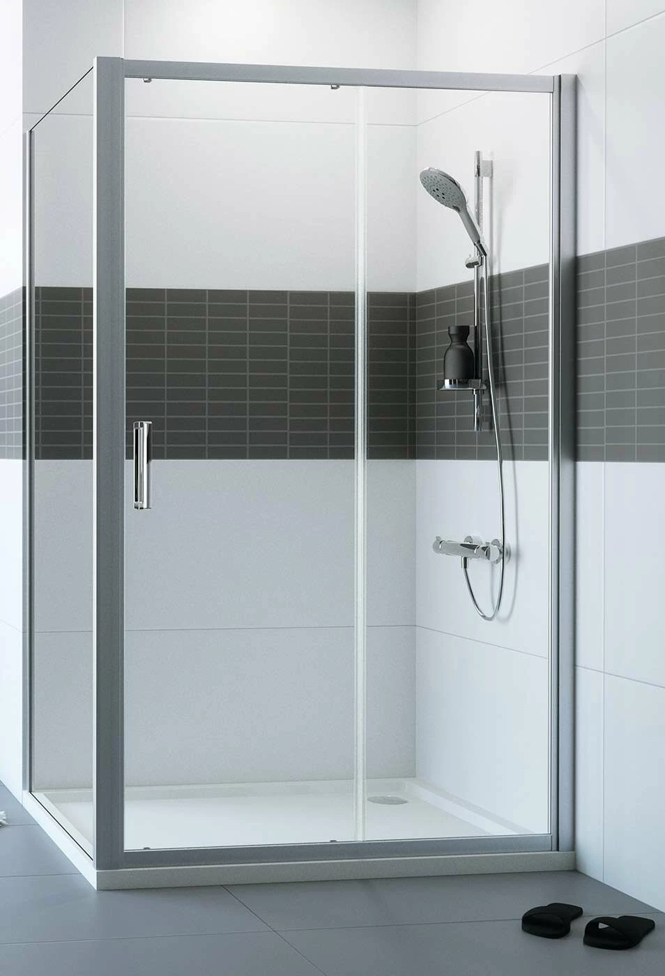 Hüppe Classics 2 Gleittür 1-teilig Für Nische Duschkabine 2000